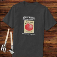Paquet de semences vintage Jardin Slogan T-shirt