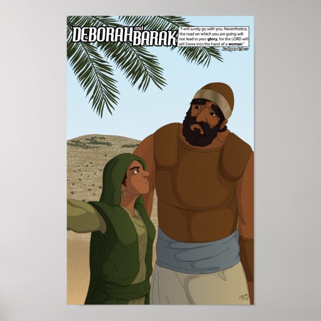 Par Faith Series - Poster Deborah & Barak 11" x 17 (Devant)