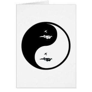 Parachutisme de Yin Yang