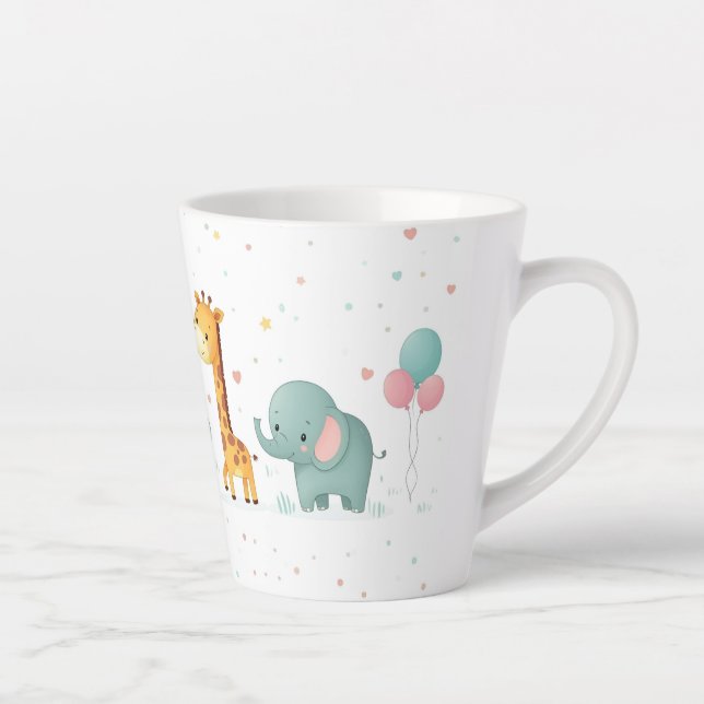 Parade animalière en Pastel - Fun Mug Design (Droite)