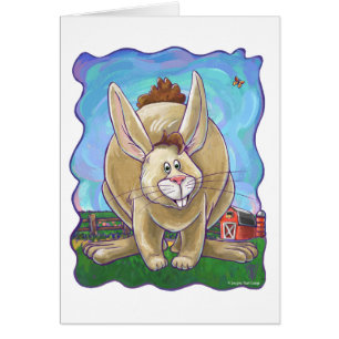 Parade animalière sur lapin mignon