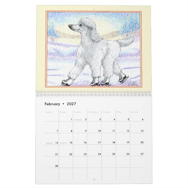 Parade de canicules - une photo un calendrier mois (Feb 2027)
