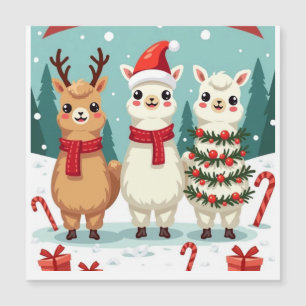 Parade de lamas de Noël 