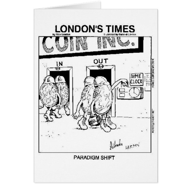 Paradigm Shift Funny Cartoon Cadeaux & Objets de c (Devant)