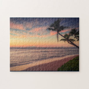 PARADIS BEACH TROPICAL SUNSET JIGSAW PUZZLE