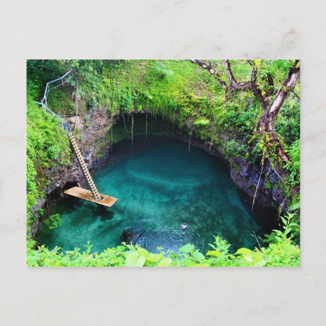 Paradis sur carte postale (Devant)