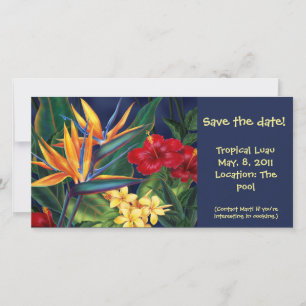 Paradis tropical Invitation et Carte photo