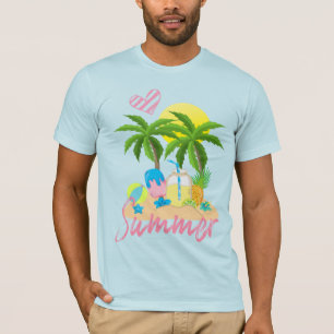 Paradis Tropical Summer Love Beach T-shirt Homme