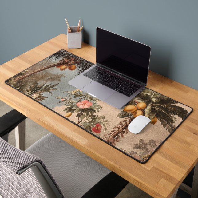 Paradis Tropical Vintage avec Palmiers (Bureau 2)
