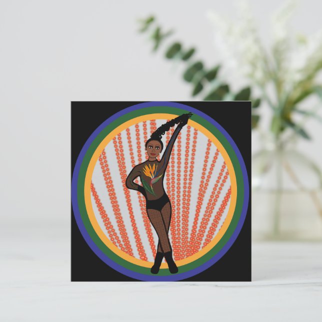 Paradise Dancer une carte de vacances (Debout devant)