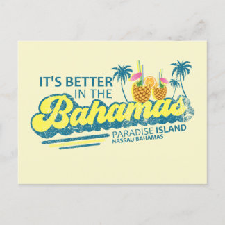 Paradise Island Bahamas Carte postale Vacances Cro