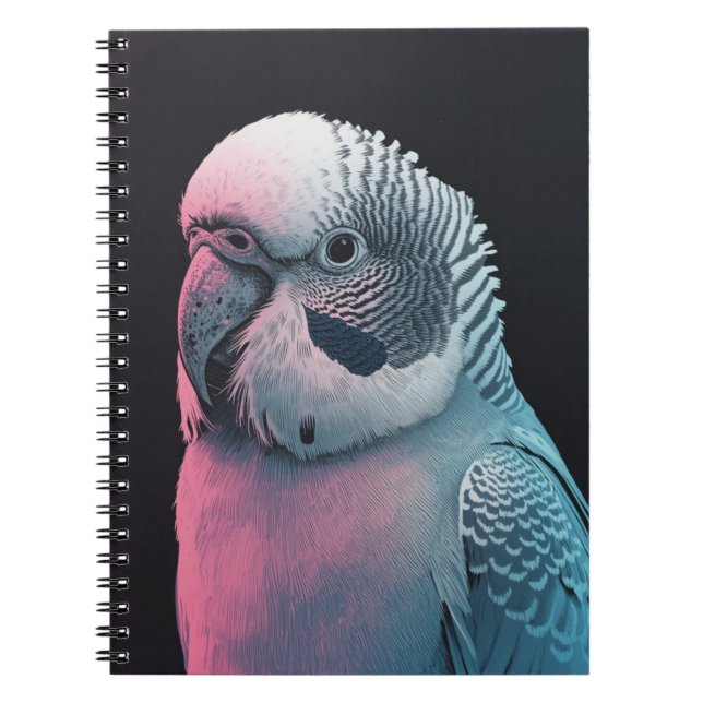 Parakeet Bird Notebook Journal (Devant)