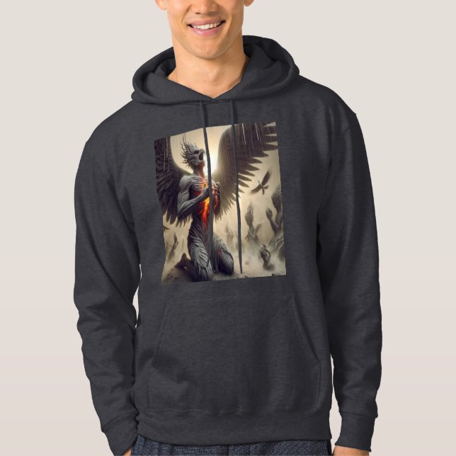 Parallel Realms Mens sweat - shirt à capuche. Rena (Devant)