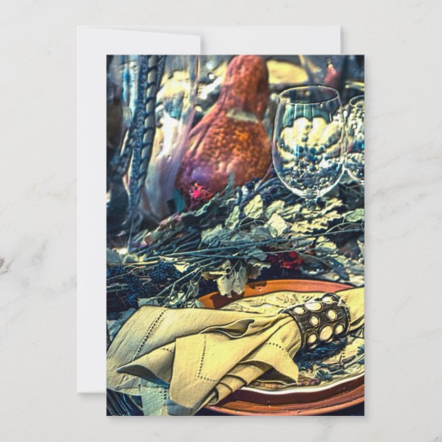 Paramètre de table de bon thanksgiving (Devant)