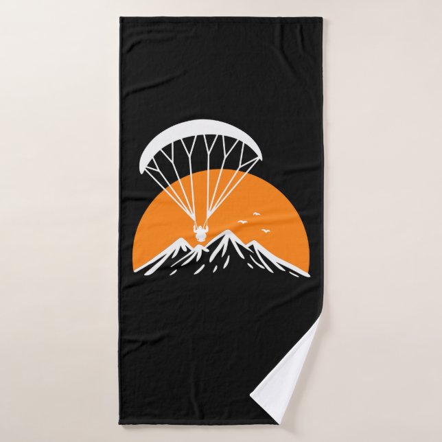 Paramotorisation Vintage rétro (Serviette de bain)
