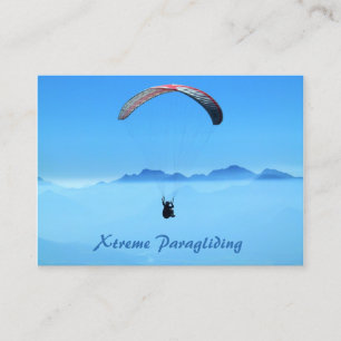 Parapente Parapente Ciel bleu - Carte de visite