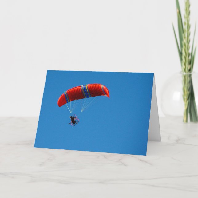 Parapentiste de moteur : Heure de monter carte (Devant)