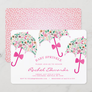 Parapluie Baby Sprinkle Invitation