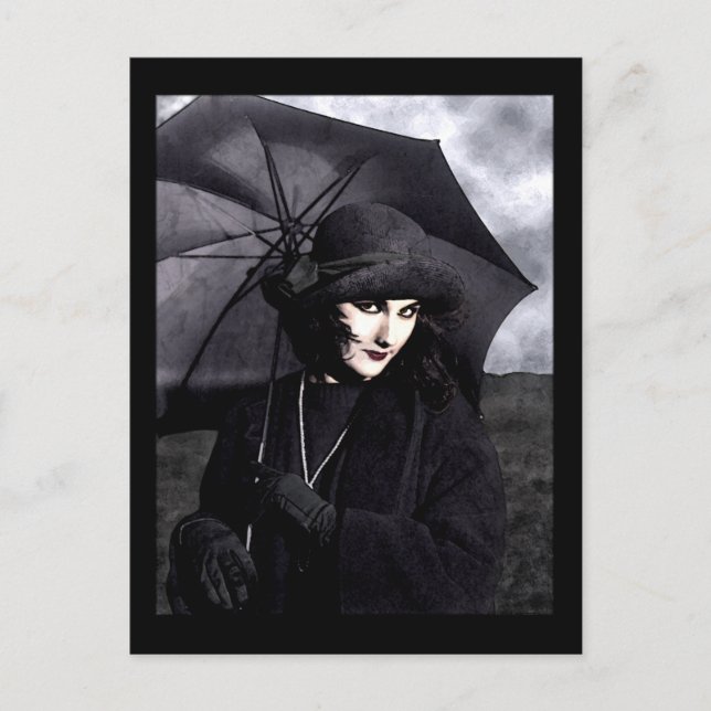 Parapluie - Carte postale (Devant)