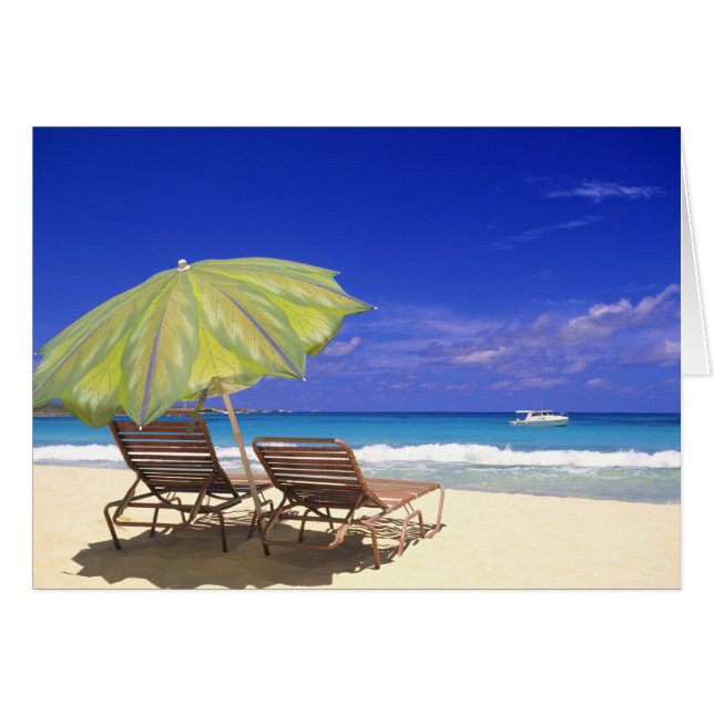 Parapluie de plage, Abaco, Bahamas (Devant horizontal)