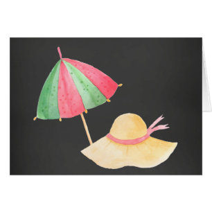 Parapluie de plage et Casquette