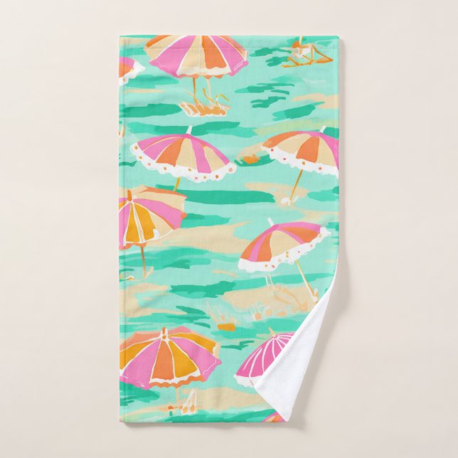 Parapluie de plage Serviette à main été (Serviette à main)