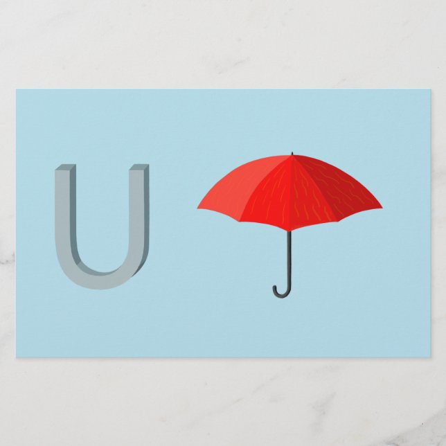 Parapluie en papier (Devant)