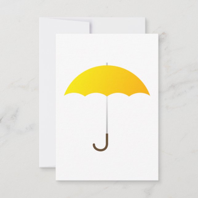 Parapluie jaune (Devant)