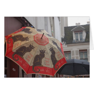 Parapluie Noir Montmartre de conversation