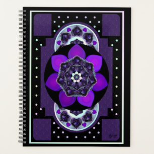 Parapluie violet & coeurs .7