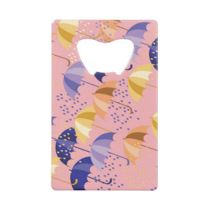 Parapluies, gouttes, motif coloré transparent.