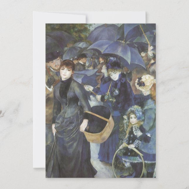 Parapluies par Pierre Renoir, Impressionnisme Vint (Devant)