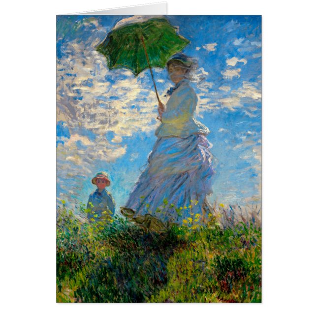 Parasol Monet Femme Impressionnisme (Devant)