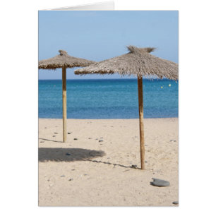 Parasols de plage de Thatch