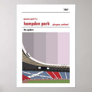 Parc de Hampden, Glasgow. Affiche de stade