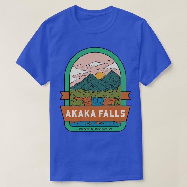 Parc d'état d'Akaka Falls TShirt 4 (Design devant)