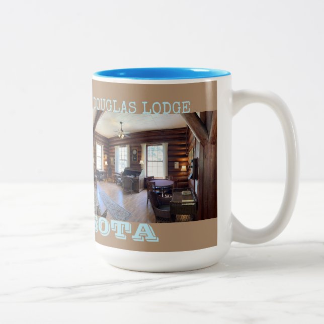Parc d'état d'Itasca DOUGLAS LODGE Mug (Droit)