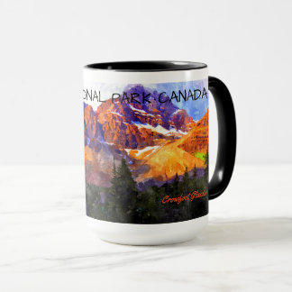 Parc national Banff Canada Glacier Crowfoot Tasse