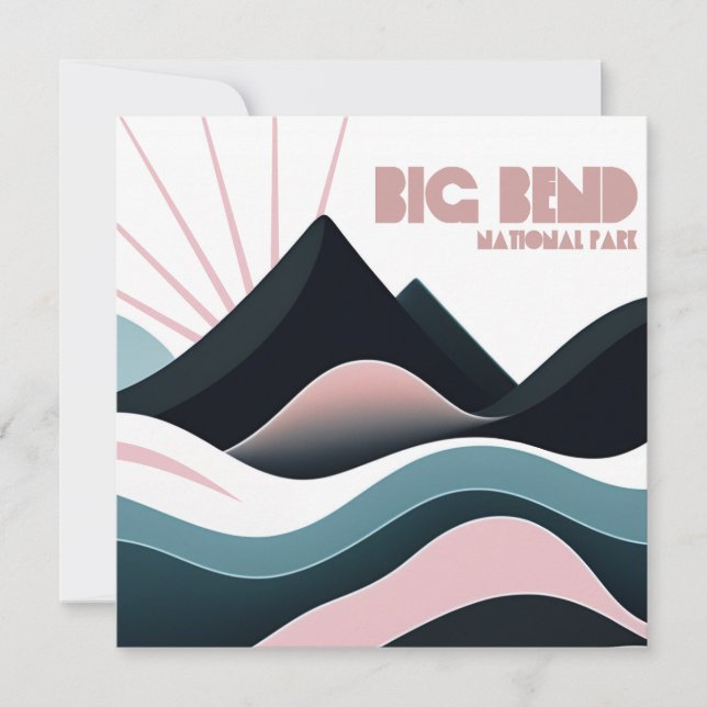 Parc national Big Bend Colour Hills (Devant)