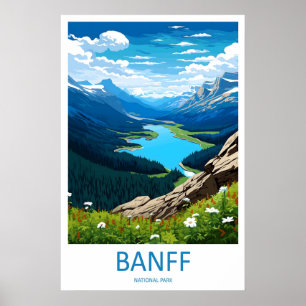 Parc national de Banff Impression de voyage Art mu