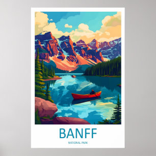 Parc national de Banff Impression de voyage Art mu
