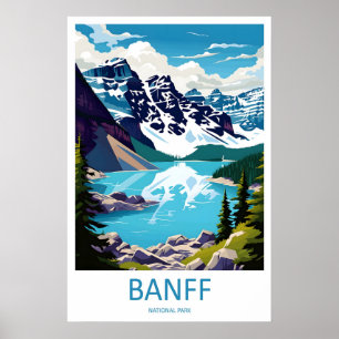 Parc national de Banff Impression de voyage Art mu
