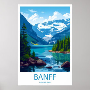 Parc national de Banff Impression de voyage Art mu