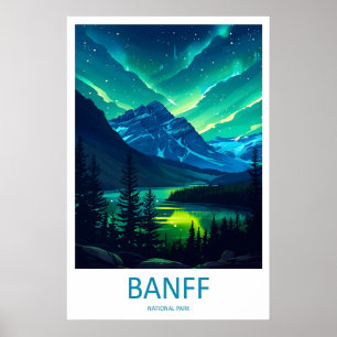 Parc national de Banff Impression de voyage Art mu