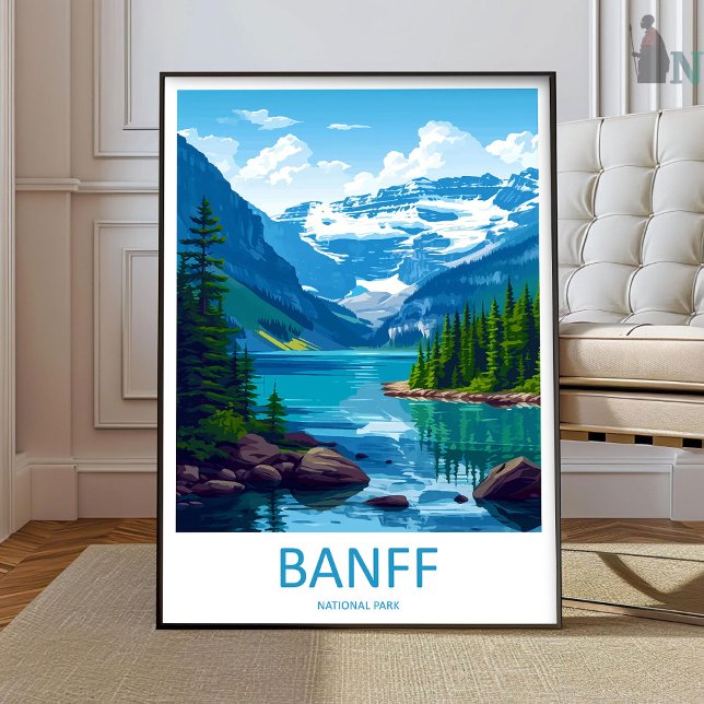 Parc national de Banff Impression de voyage Art mu (Créateur téléchargé)