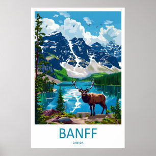 Parc national de Banff Impression de voyage Art mu