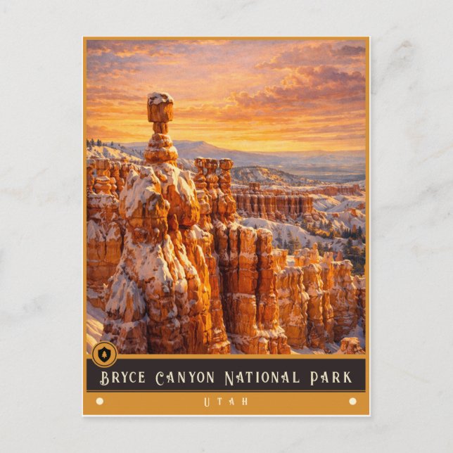 Parc national de Bryce Canyon | Carte postale anci (Devant)
