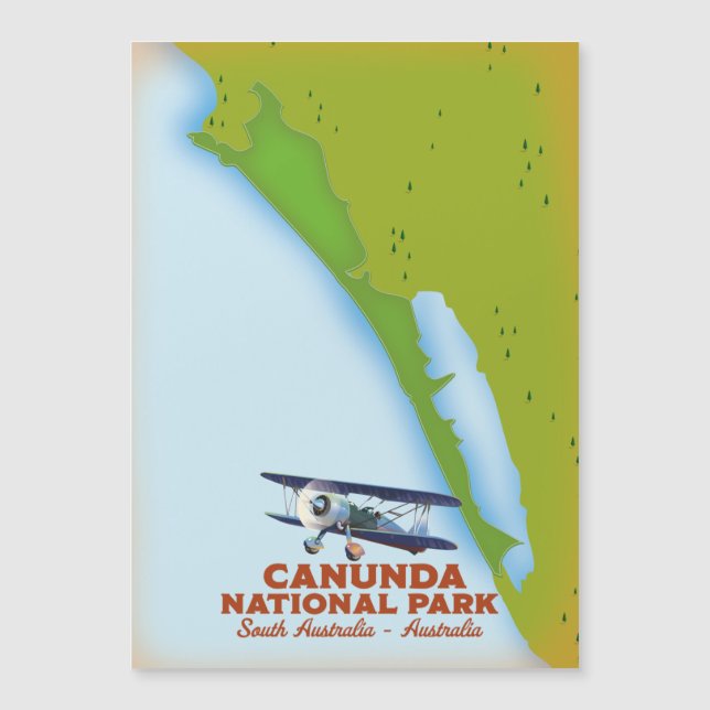 parc national de Canunda carte d'Australie méridio (Devant)
