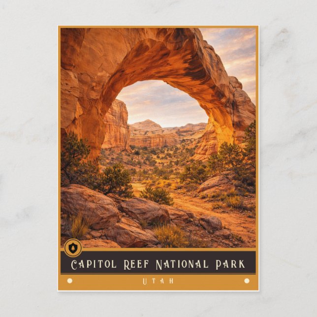 Parc national de Capitol Reef | Utah Carte postale (Devant)
