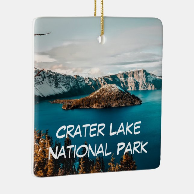 Parc national de Crater Lake Ornement de Noël (Droite)
